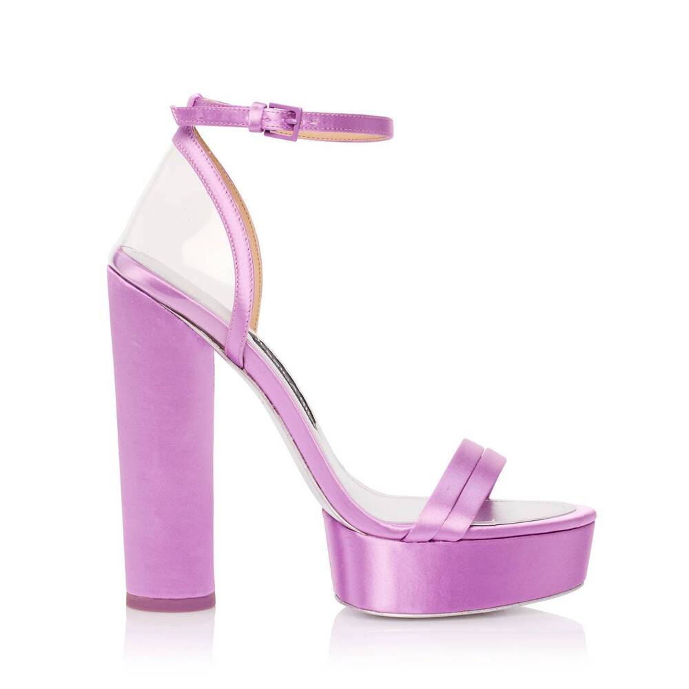 NEW JESSICA RICH women's platform sandal in lavender